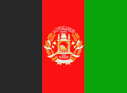 Afghanistan bandera