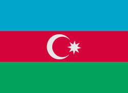 Azerbaijan bandera