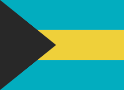 Bahamas bandera