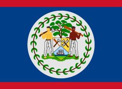 Belize 깃발