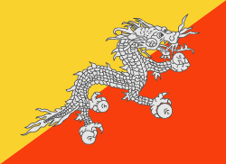 Bhutan झंडा