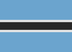 Botswana bandera