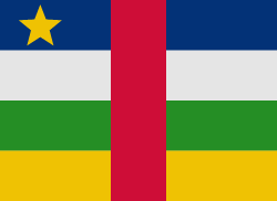 Central African Republic Flagge