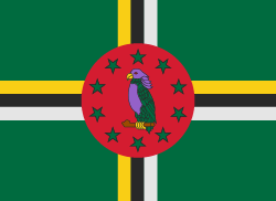 Dominica झंडा