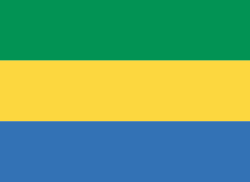 Gabon 깃발