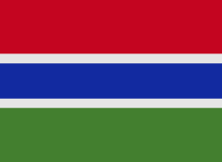 Gambia झंडा