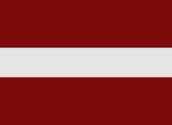 Latvia bandera