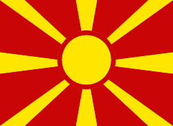 North Macedonia bayrak