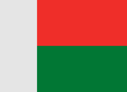 Madagascar bandera