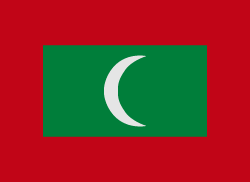 Maldives bandera