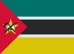Mozambique Flagge