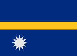 Nauru Flagge