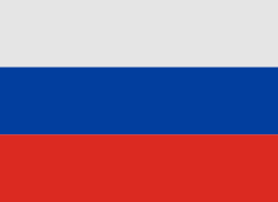 Russia 깃발