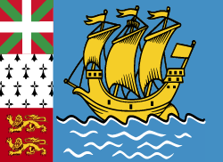 Saint-Pierre and Miquelon 깃발