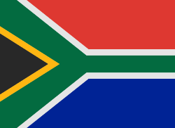South Africa bandera