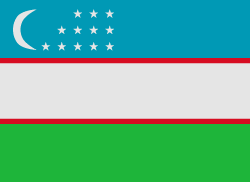 Uzbekistan ธง