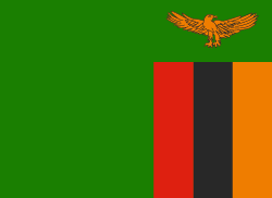Zambia bandera
