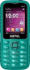 IMEI चेक KGTEL K243 imei.info पर