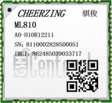 IMEI Check CHEERZING ML810-A on imei.info