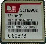 IMEI Check SIMCOM SIM800W on imei.info