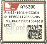 ตรวจสอบ IMEI SIMCOM A7630C บน imei.info