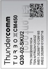 在imei.info上的IMEI Check THUNDERCOMM Turbox CM450