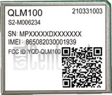 Vérification de l'IMEI QUECLINK QLM100 sur imei.info