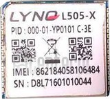 ตรวจสอบ IMEI LYNQ L505 บน imei.info