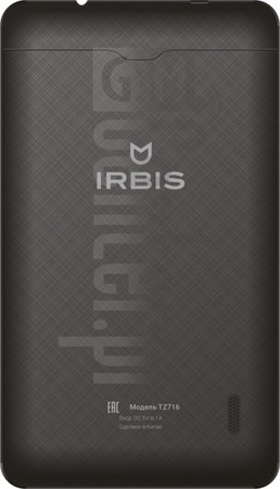 Sprawdź IMEI IRBIS TZ716 na imei.info