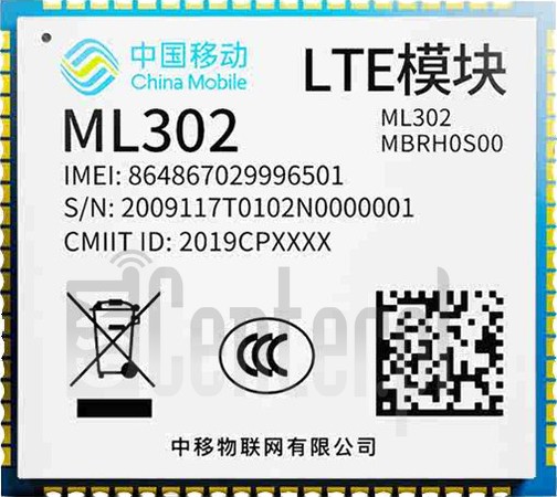 Sprawdź IMEI CHINA MOBILE ML302 na imei.info