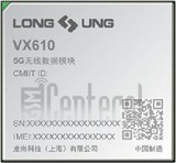 在imei.info上的IMEI Check LONGSUNG VX610