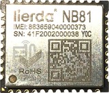 Verificación del IMEI  LIERDA NB81 en imei.info