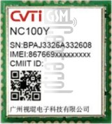 IMEI Check CVTI NC100Y on imei.info