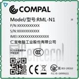 Verificação do IMEI COMPAL RML-N1 em imei.info
