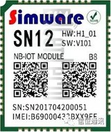ตรวจสอบ IMEI SIMWARE SN12 บน imei.info