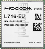 Verificação do IMEI FIBOCOM L716-LA em imei.info