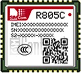 Vérification de l'IMEI SIMCOM R805C sur imei.info