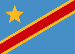 Democratic Republic of Congo झंडा