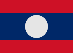 Laos 깃발