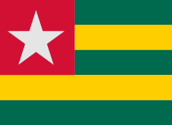Togo झंडा