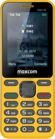 Controllo IMEI MAXCOM MM139 CLASSIC su imei.info