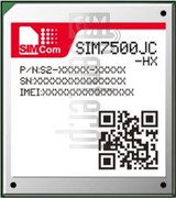Pemeriksaan IMEI SIMCOM SIM7500JC-HX di imei.info