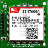 Verificación del IMEI  SIMCOM SIM7600A-H en imei.info