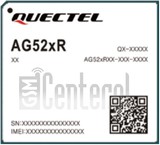 Vérification de l'IMEI QUECTEL AG520R-CN sur imei.info