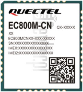 Controllo IMEI QUECTEL EC800M-CN su imei.info