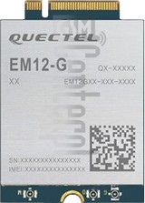Sprawdź IMEI QUECTEL EM12-G na imei.info