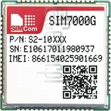 imei.info에 대한 IMEI 확인 SIMCOM SIM7000G