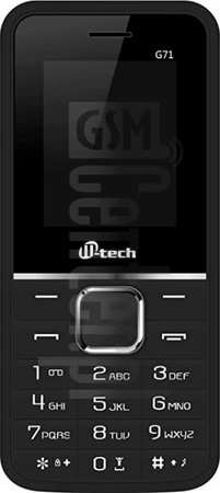 Vérification de l'IMEI M-TECH G71 sur imei.info