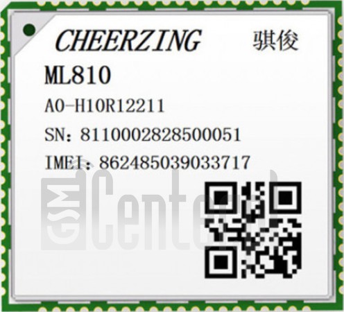 Vérification de l'IMEI CHEERZING ML810-A sur imei.info