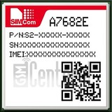 Skontrolujte IMEI SIMCOM A7682E na imei.info